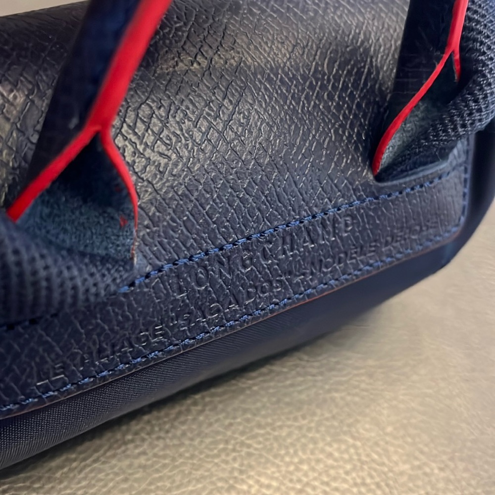 NWT Longchamp Le Pliage Club mini backpack Navy - Picture 3 of 12